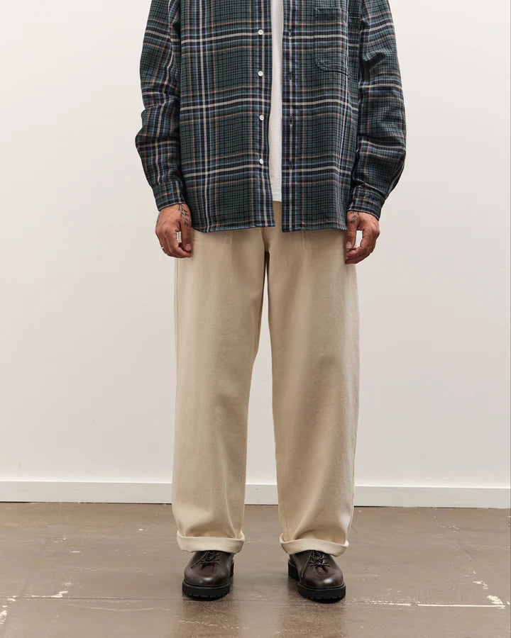 LA PAZ VIDAL DENIM TROSUER IN OFF-WHITE