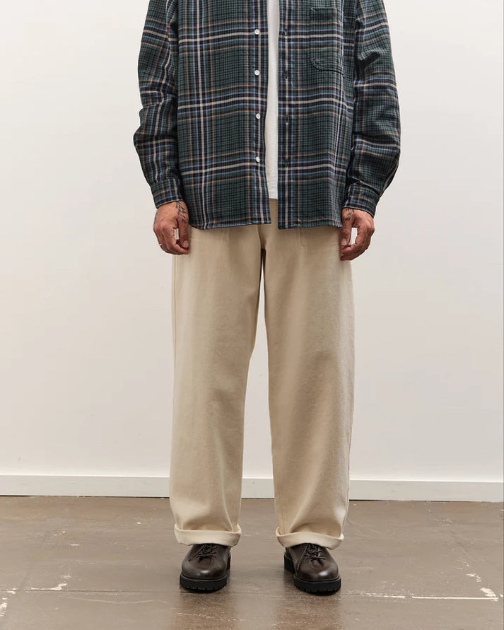 LA PAZ VIDAL DENIM TROSUER IN OFF-WHITE