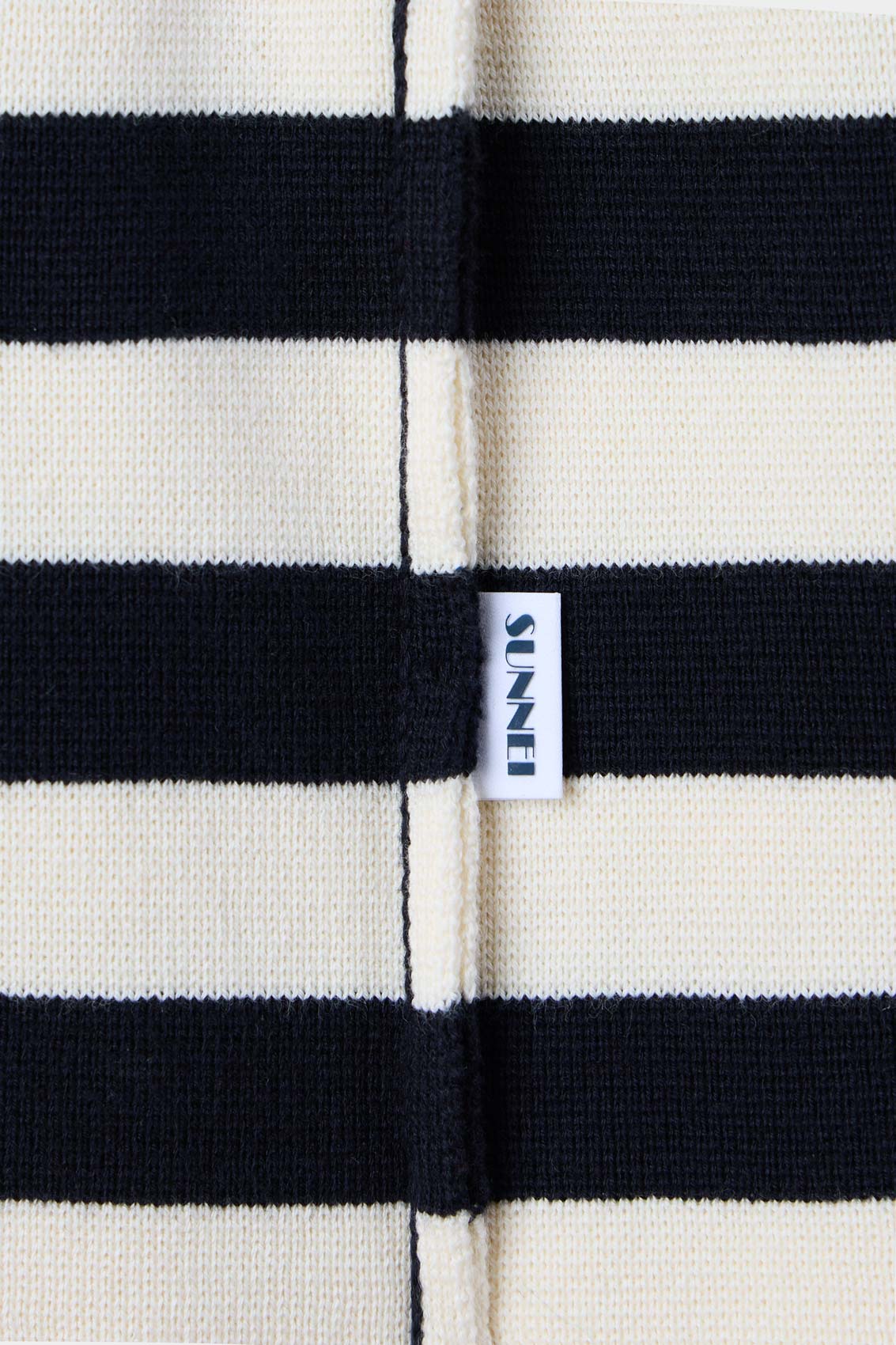 SUNNEI KNITTED LONGSLEEVE SHIRT IN DARK BLUE AND WHITE in DARK BLUE AND WHITE — view 2