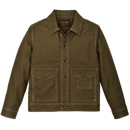 FILSON WORK JACKET IN DARK OLIVE