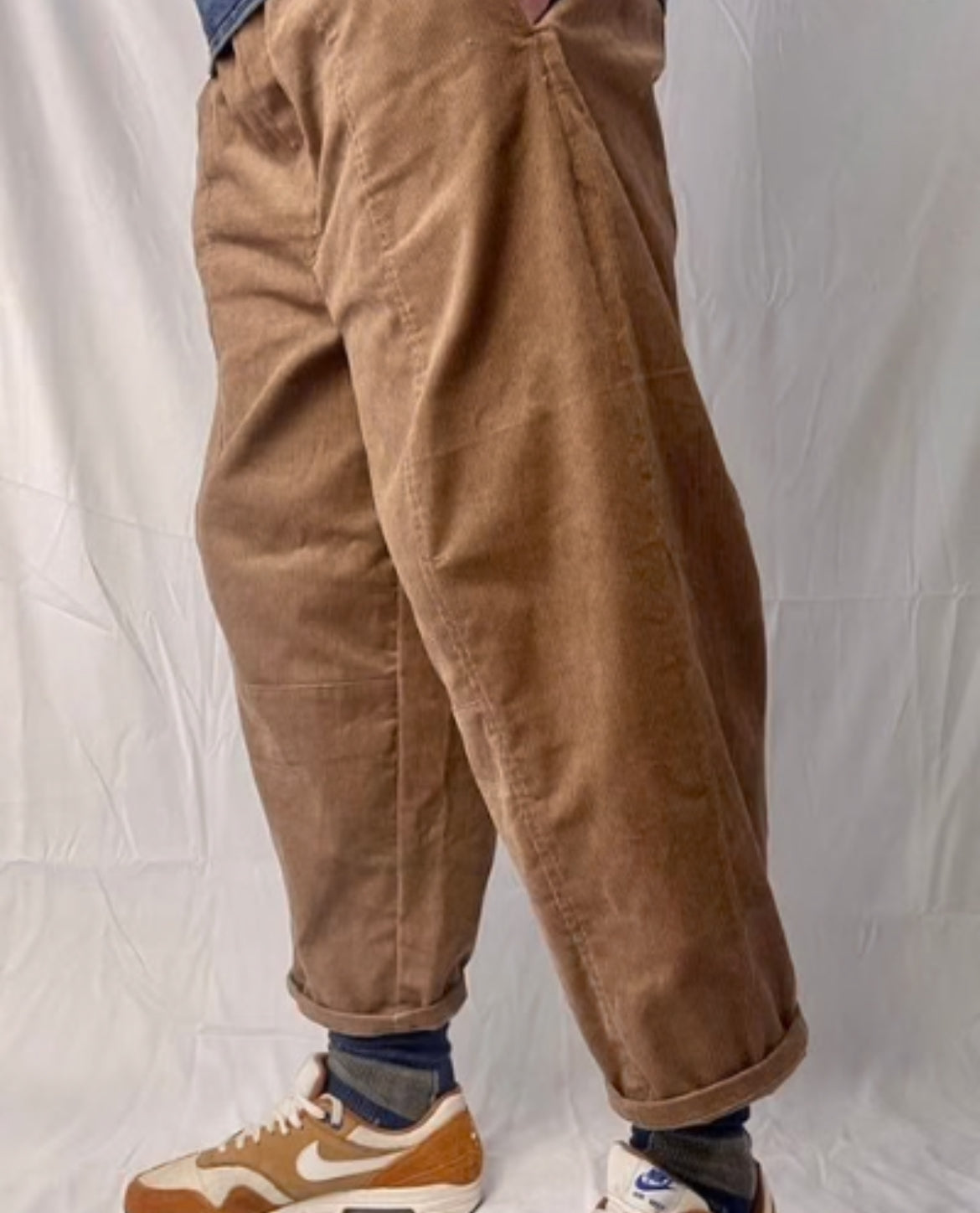 WHITEHILL MERCANTILE CO. MULL TROUSER IN BISCUIT CORD in BISCUIT CORD — main product view