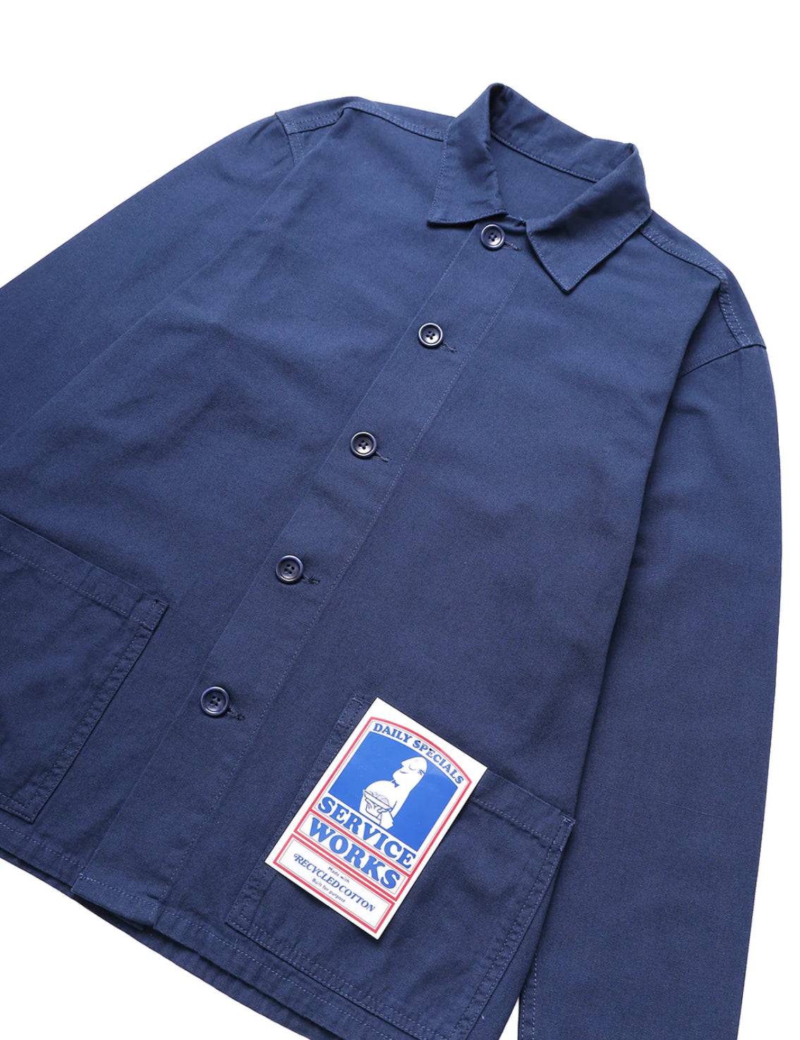 SERVICE WORKS TRADE JACKET IN NAVY in NAVY — view 2