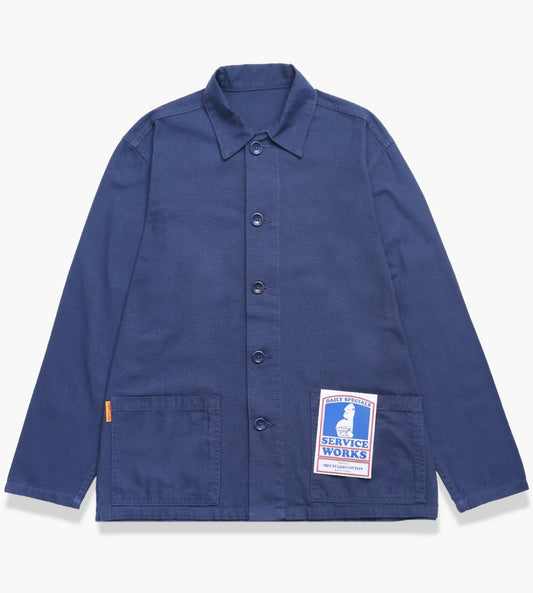 SERVICE WORKS TRADE JACKET IN NAVY