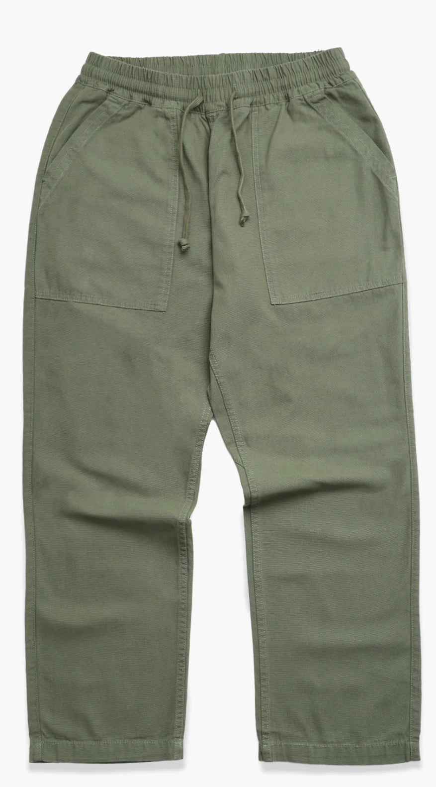 SERVICE WORKS TRADE CHEF PANT IN OLIVE in OLIVE — view 2