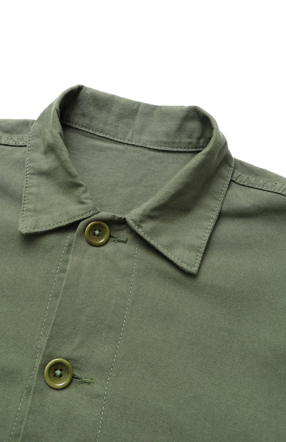 SERVICE WORKS TRADE JACKET IN OLIVE in OLIVE — view 3
