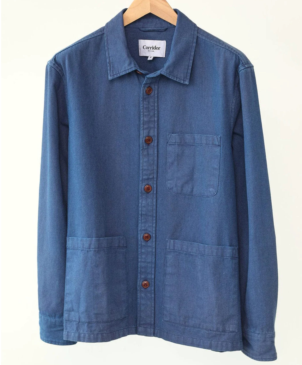 CORRIDOR DUCK DYE OVERSHIRT IN INDIGO in INDIGO — main product view