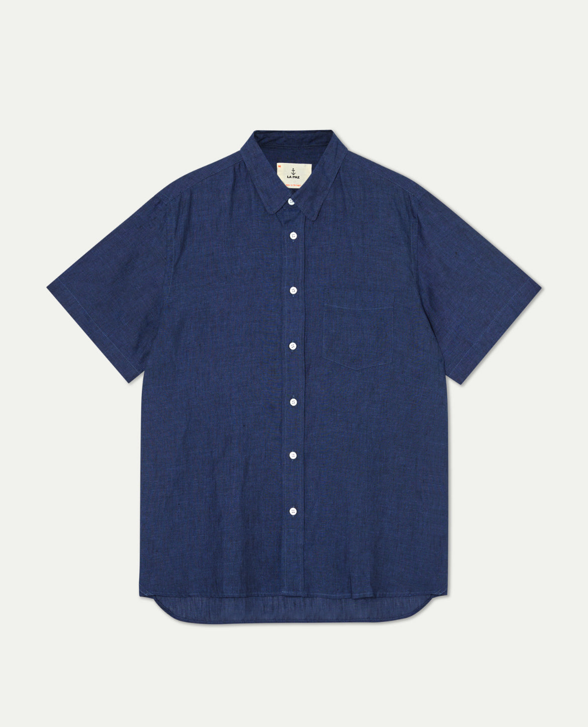 LA PAZ RIBEIRO SHORT SLEEVE SHIRT IN NAVY in NAVY — main product view