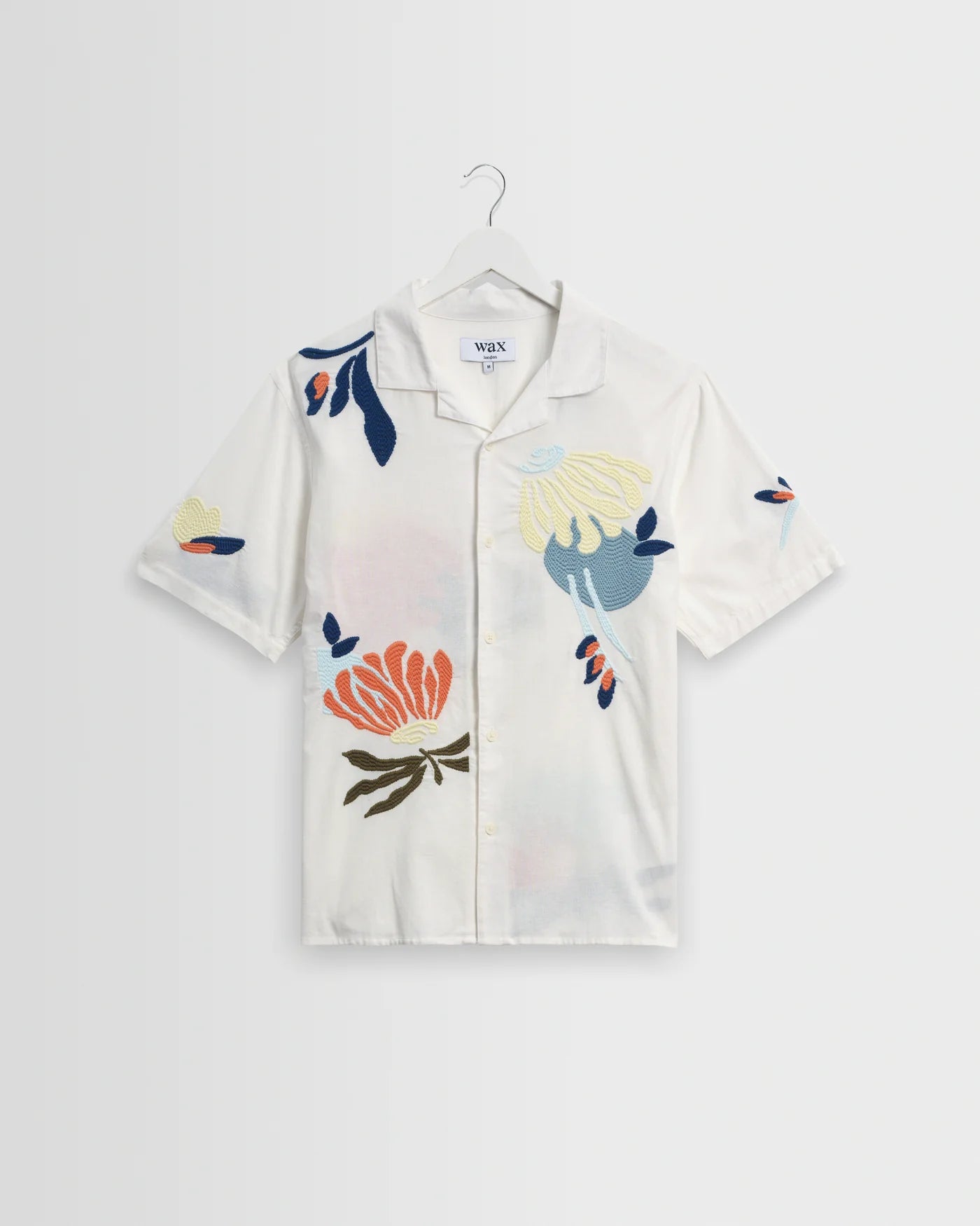 WAX LONDON SS SHIRT IN CHUNKY STITCH FLOWER in CHUNKY STITCH FLOWER — main product view