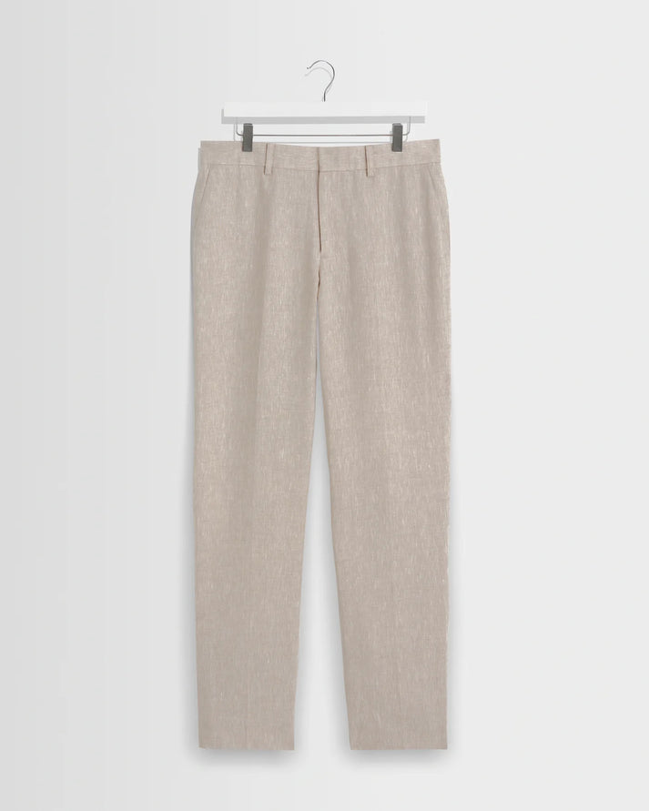 WAX LONDON ALP LINEN TROUSERS IN NATURAL