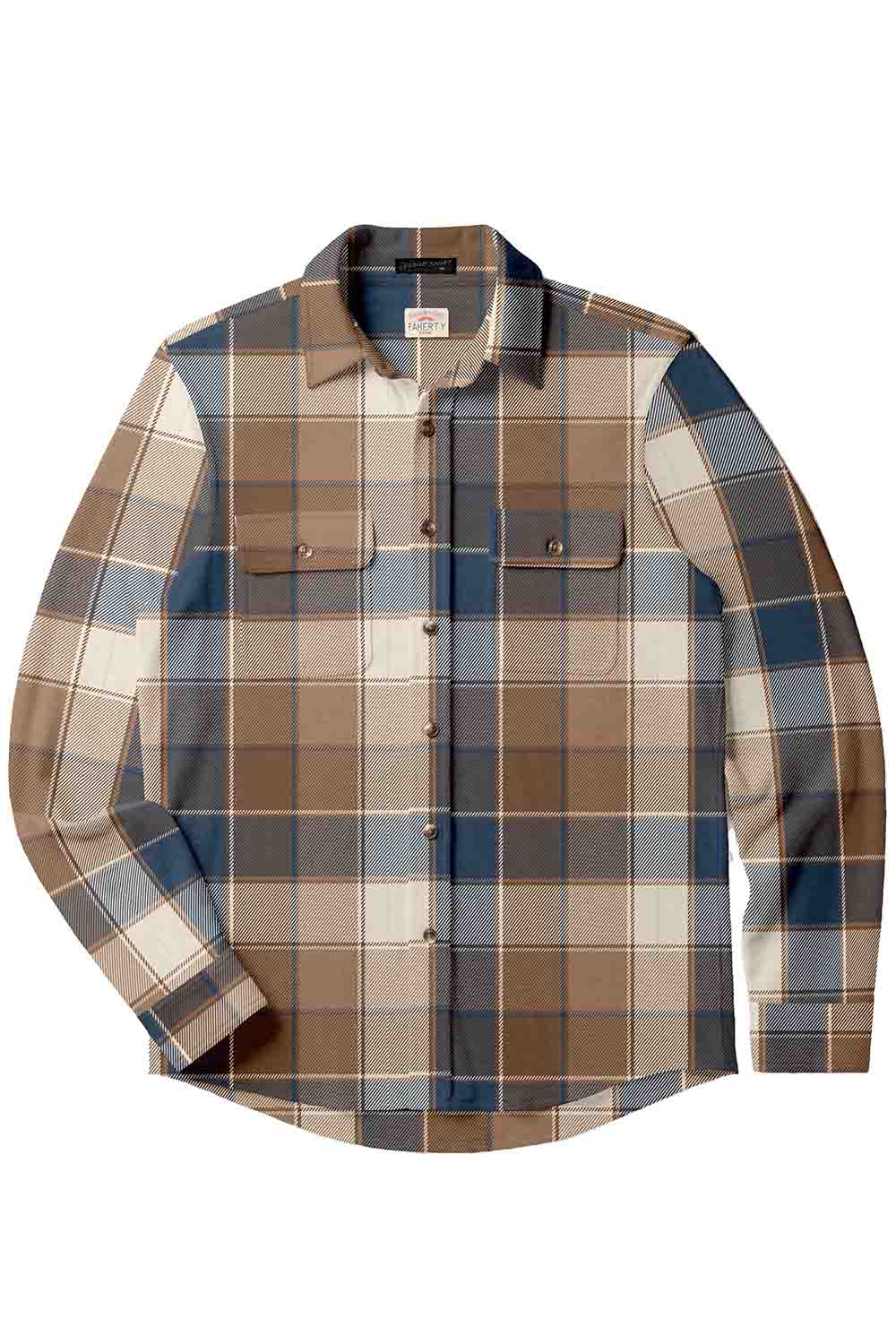 FAHERTY LEGEND SWEATER SHIRT IN BOULDER CREEK PLAID PLAID