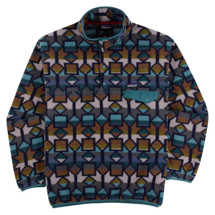 PATAGONIA LIGHTWEIGHT SYNCHILLA SNAP PULLOVER IN NEW NAVY in NEW NAVY — main product view