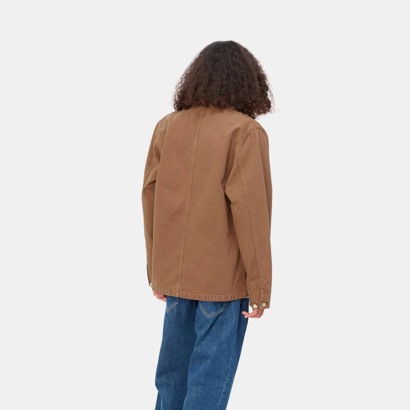 CARHARTT WIP MICHIGAN CHORE COAT IN TAMARIND in TAMARIND — view 2