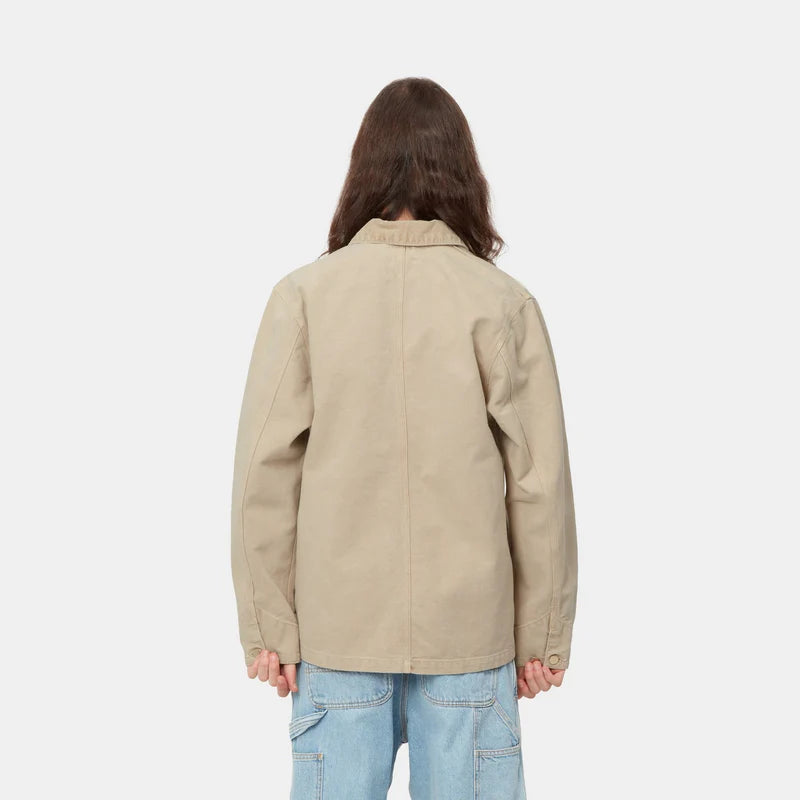 CARHARTT WIP MICHIGAN CHORE COAT IN DUSTY HAMILTON BROWN in DUSTY HAMILTON BROWN — view 3