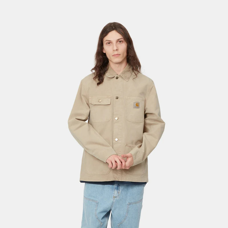 CARHARTT WIP MICHIGAN CHORE COAT IN DUSTY HAMILTON BROWN in DUSTY HAMILTON BROWN — view 4