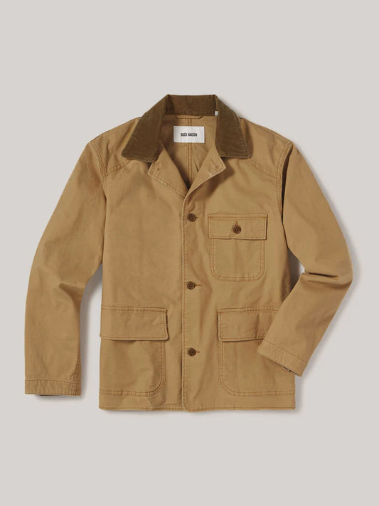 BUCK MASON CRAFTSMAN CANVAS FIELD JACKET IN MAPLE