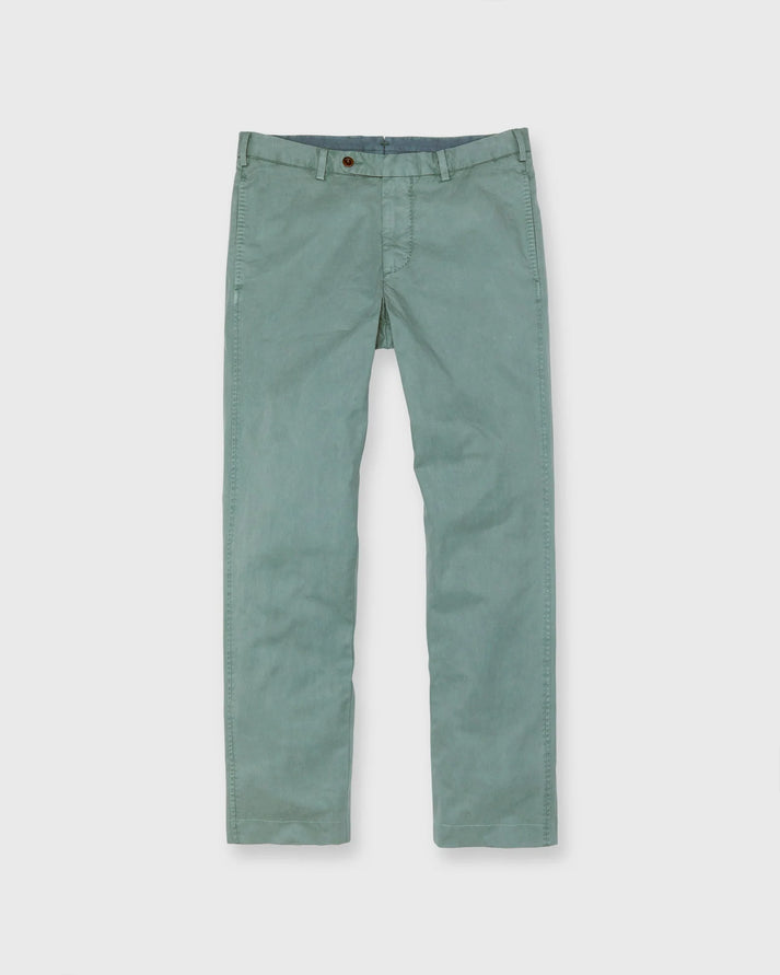SID MASHBURN GARMENT-DYED SPORT TROUSER IN CLOVER LIGHTWEIGHT TWILL