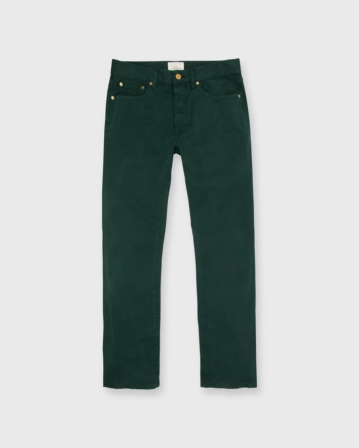 SID MASHBURN SLIM STRAIGHT 5-POCKET PANT IN SPRUCE BEDFORD CORD