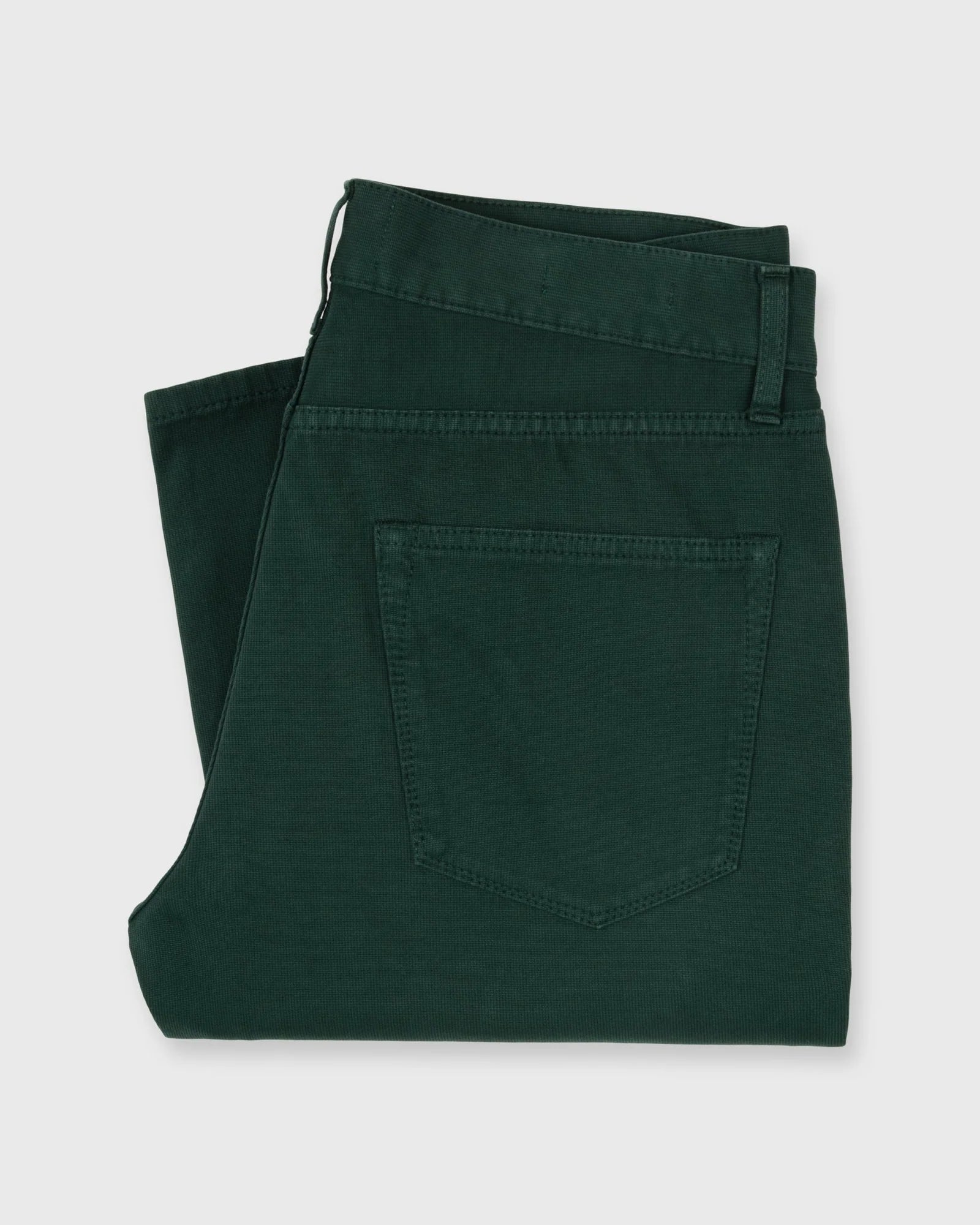 SID MASHBURN SLIM STRAIGHT 5-POCKET PANT IN SPRUCE BEDFORD CORD in SPRUCE BEDFORD CORD — view 2