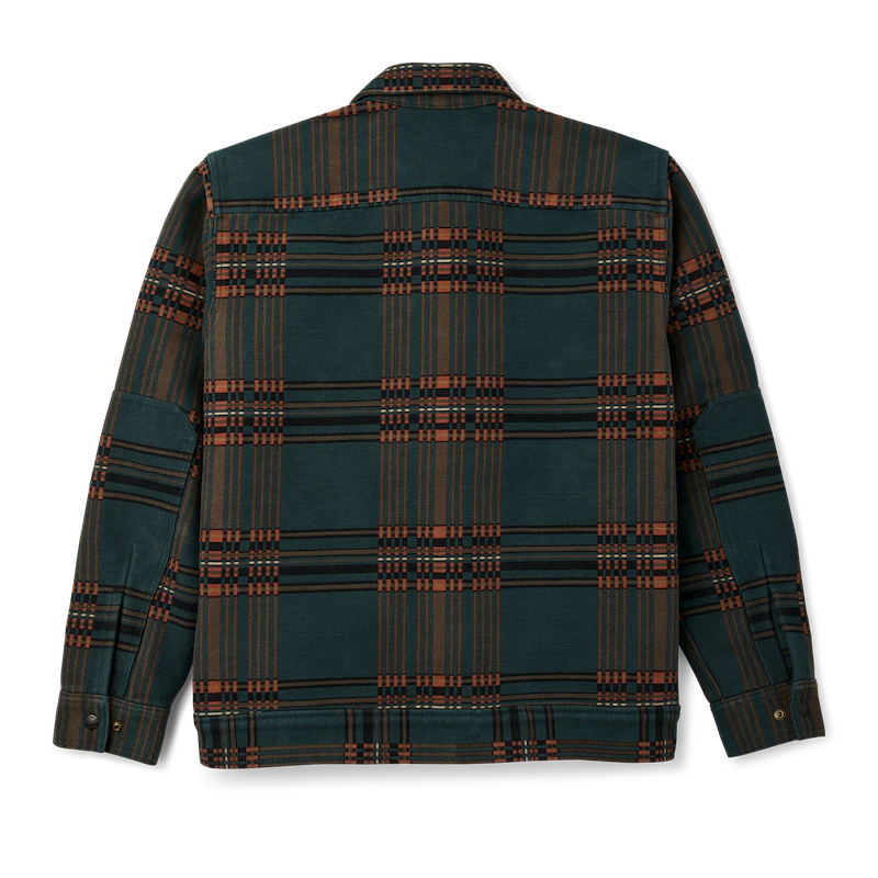 FILSON BEARTOOTH CAMP JACKET IN FIR/COPPER BLANKET PLAID in FIR/COPPER BLANKET PLAID — view 2
