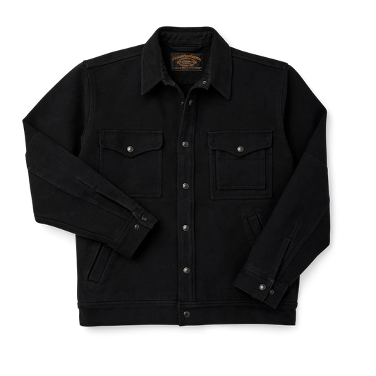 FILSON BEARTOOTH CAMP JACKET IN NAVY BLACK