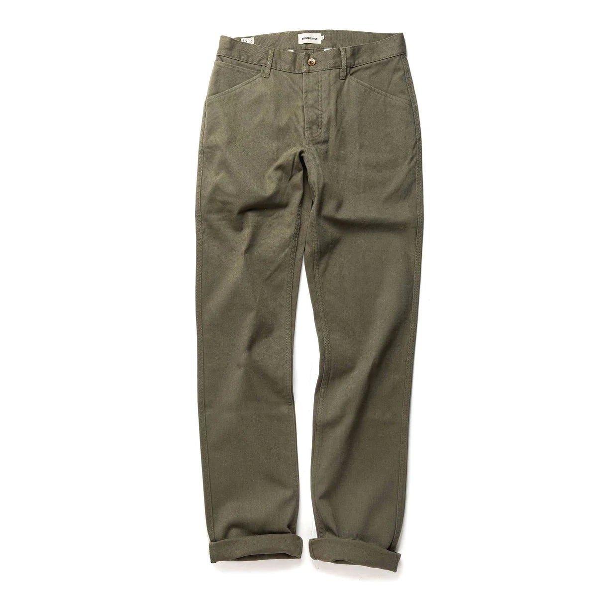 TAYLOR STITCH THE CAMP PANT IN STONE BOSS DUCK