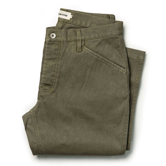 TAYLOR STITCH THE CAMP PANT IN STONE BOSS DUCK