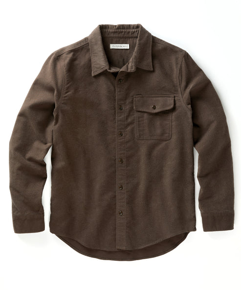 OUTERKNOWN TERRA NOVA MOLESKIN SHIRT IN JAVA product view