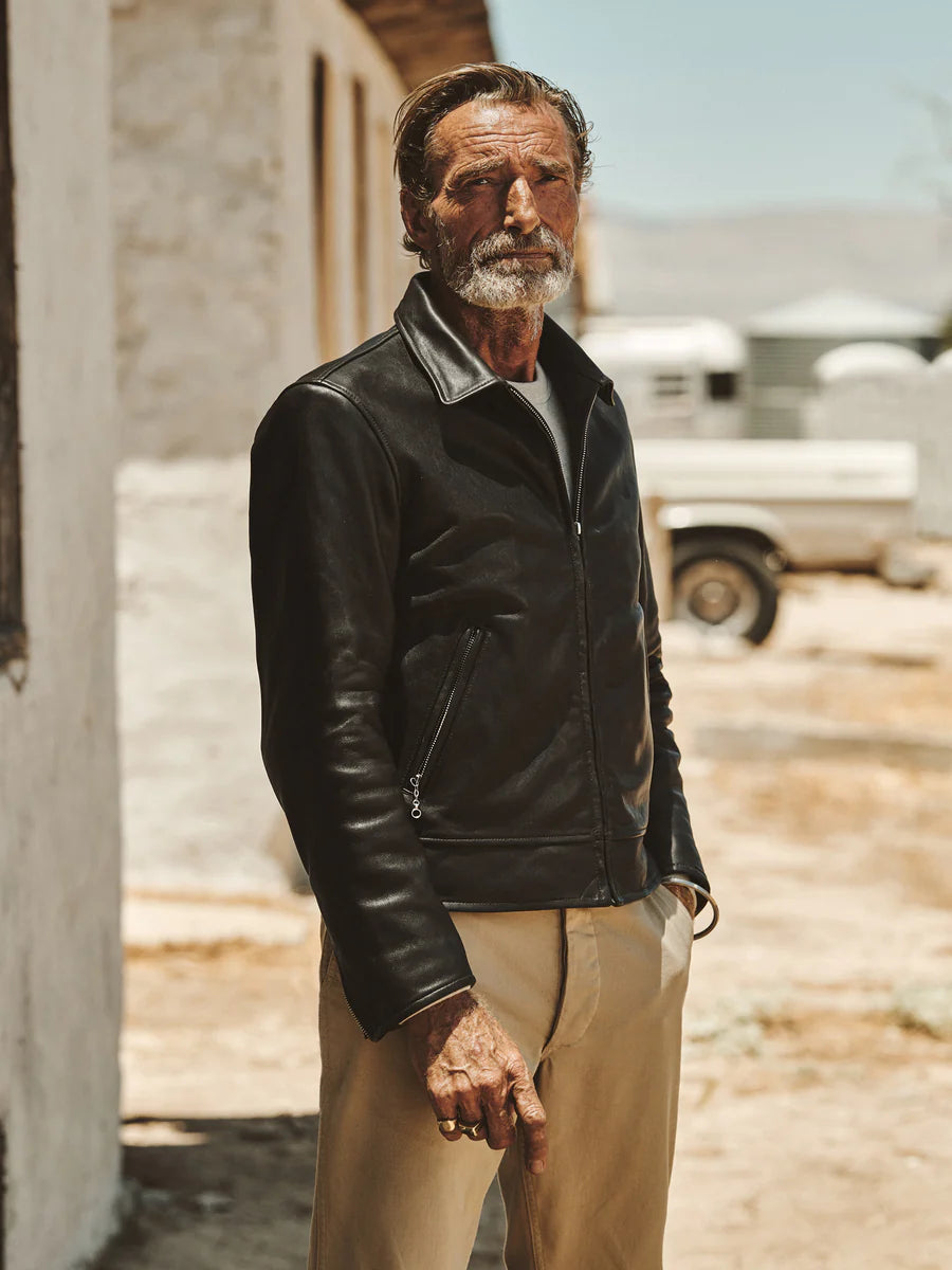 BUCK MASON BRUISER PCH JACKET IN BLACK in BLACK — view 2