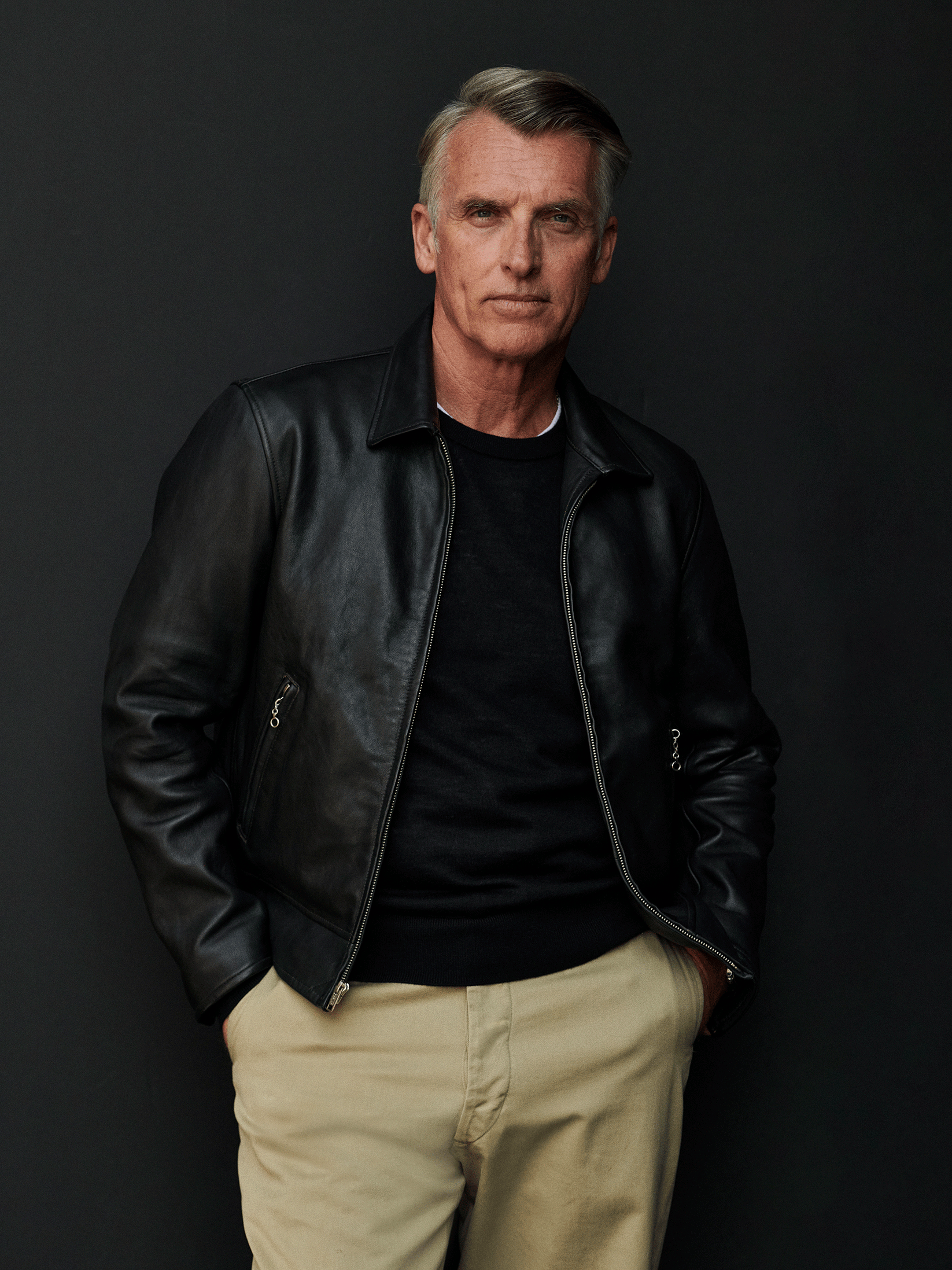 BUCK MASON BRUISER PCH JACKET IN BLACK in BLACK — view 4