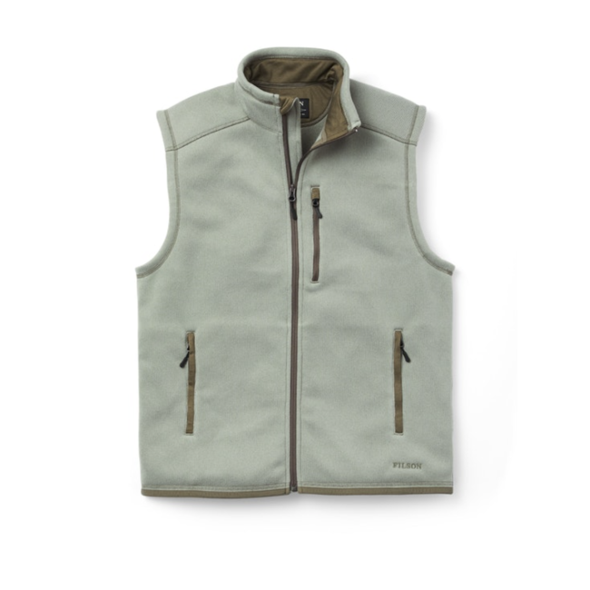 FILSON RIDGEWAY FLEECE VEST IN DESERT SAGE in DESERT SAGE — main product view