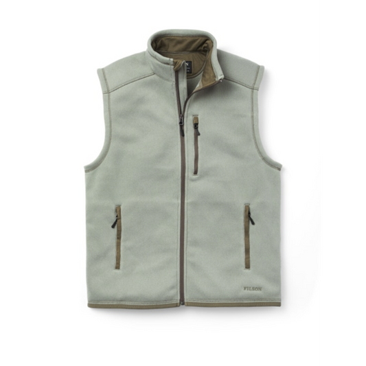 FILSON RIDGEWAY FLEECE VEST IN DESERT SAGE