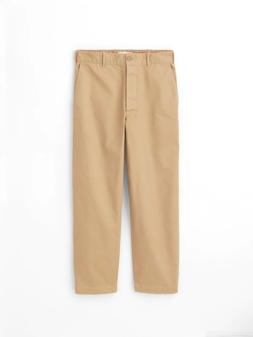 ALEX MILL FLAT FRONT CHINO IN VINTAGE KHAKI in VINTAGE KHAKI — main product view