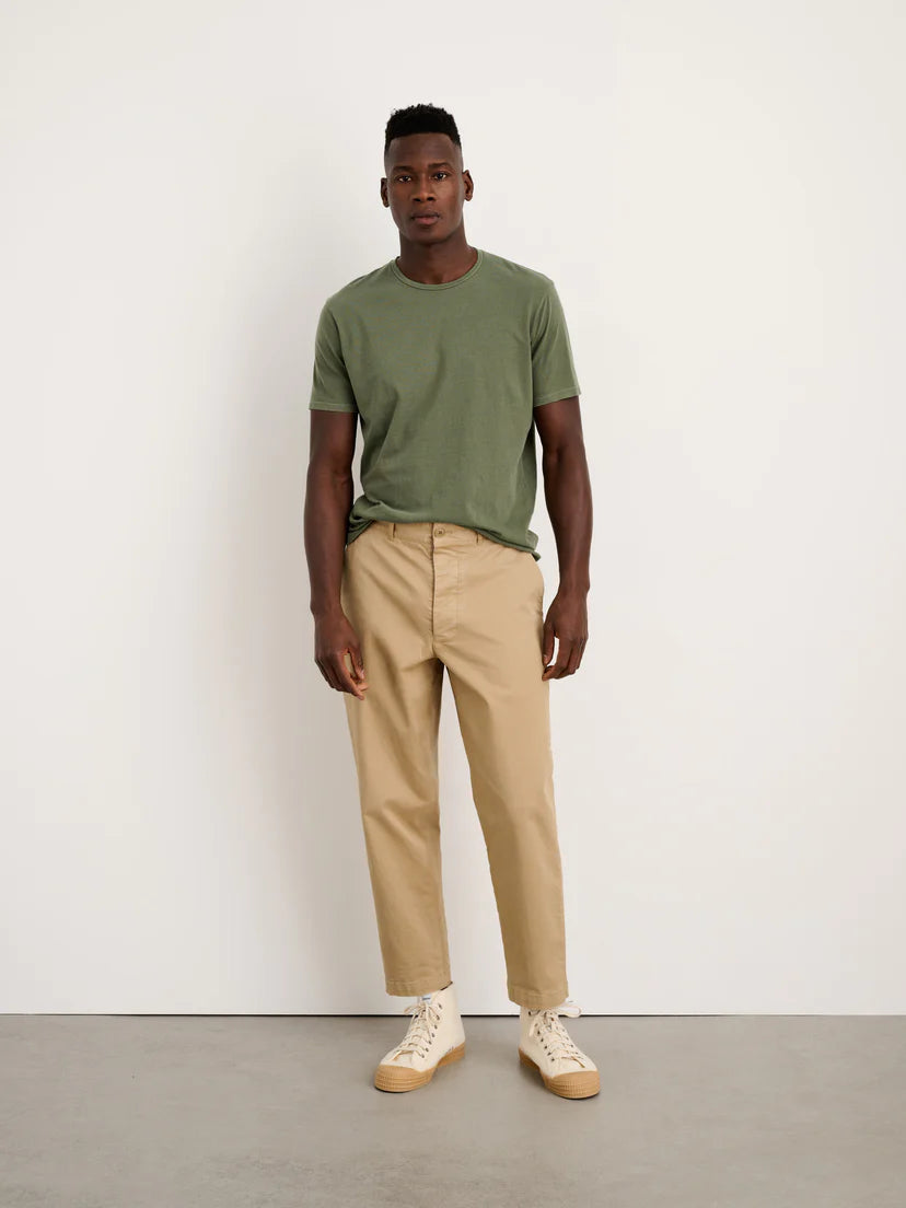 ALEX MILL FLAT FRONT CHINO IN VINTAGE KHAKI in VINTAGE KHAKI — view 2