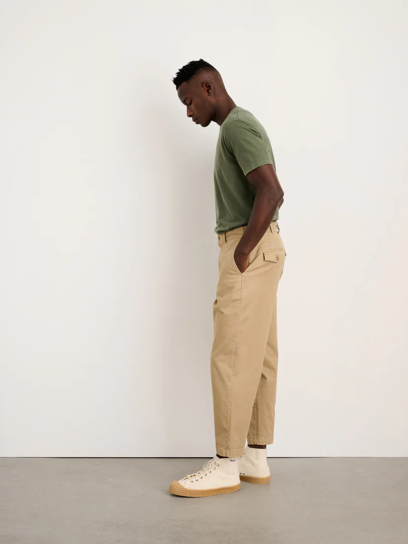 ALEX MILL FLAT FRONT CHINO IN VINTAGE KHAKI in VINTAGE KHAKI — view 5