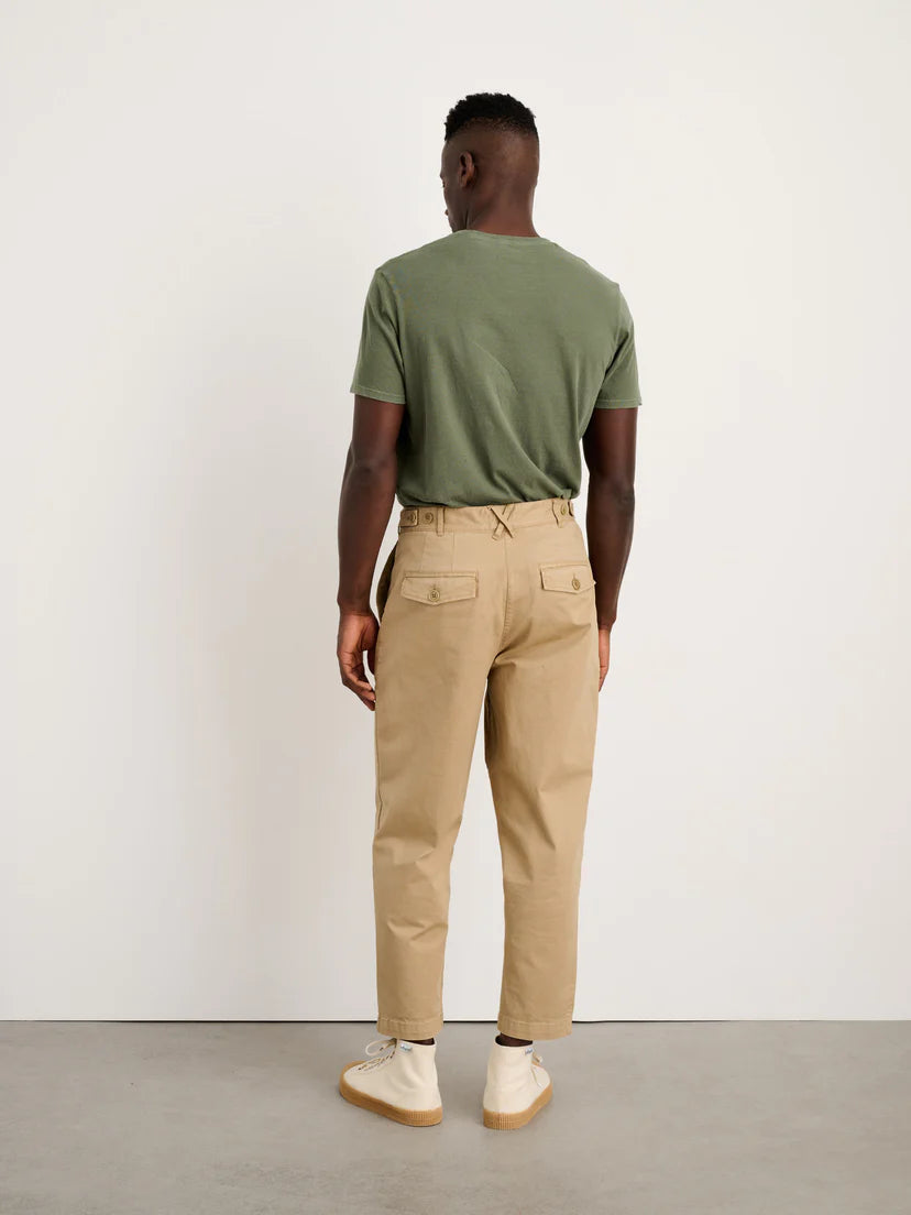 ALEX MILL FLAT FRONT CHINO IN VINTAGE KHAKI