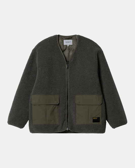 CARHARTT WIP DEVIN LINER JCKET IN CYPRESS