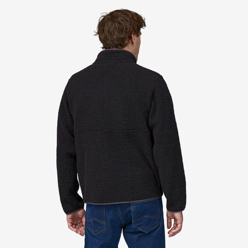 PATAGONIA RECLAIMED FLEECE JACKET IN INK BLACK in INK BLACK — view 3