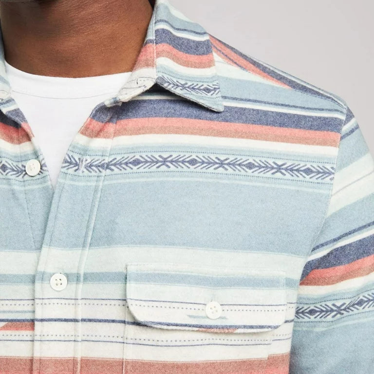 FAHERTY SWEATER SHIRT IN SIERRA PARADISE in SIERRA PARADISE — view 2