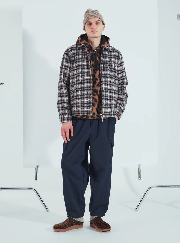 UNIVERSAL WORKS WINDCHEATER II IN GREY CORTINA TWEED in GREY CORTINA TWEED — view 4