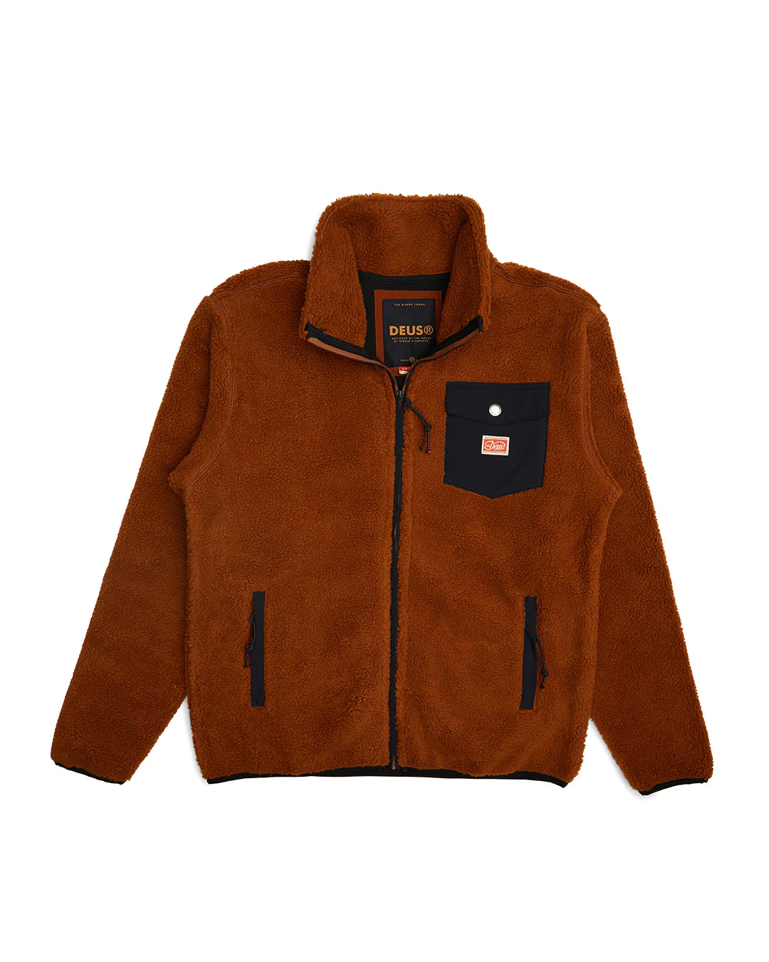 DEUS EX MACHINA FLETCHER FLEECE IN TAN in TAN — main product view