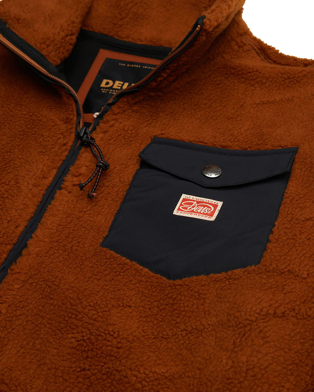 DEUS EX MACHINA FLETCHER FLEECE IN TAN in TAN — view 4