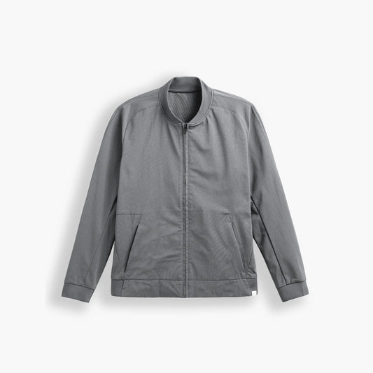 MINISTRY OF SUPPLY KINETIC BOMBER JACKET IN SLATE GREY