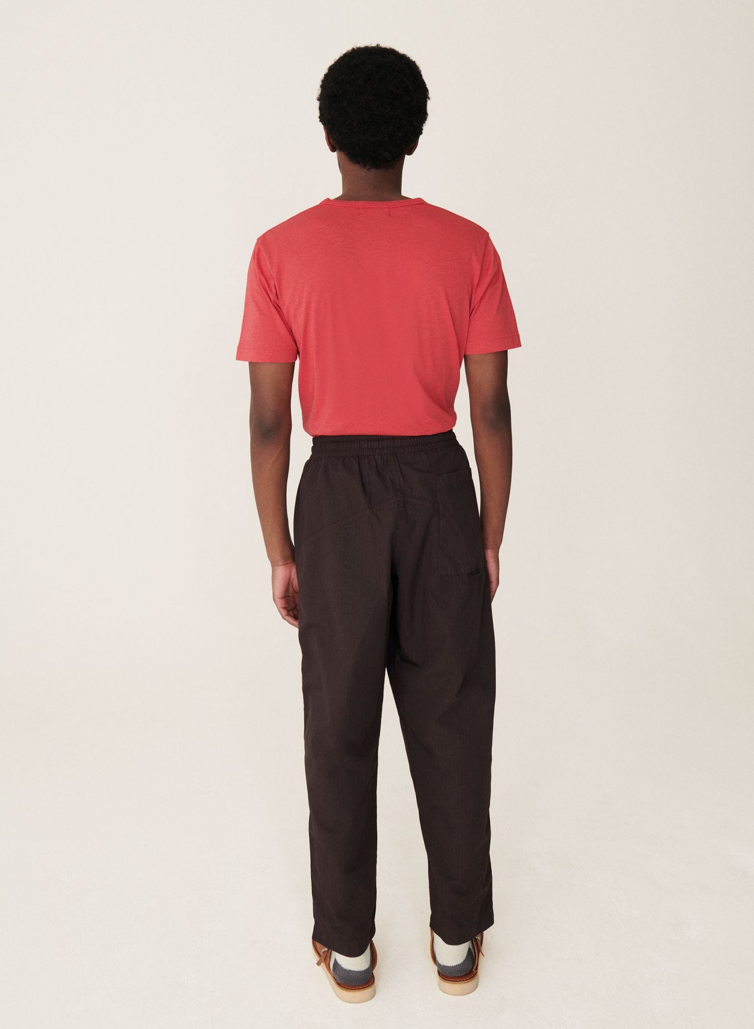 YMC ALVA RIPSTOP SKATE PANTS IN BROWN in BROWN — view 5