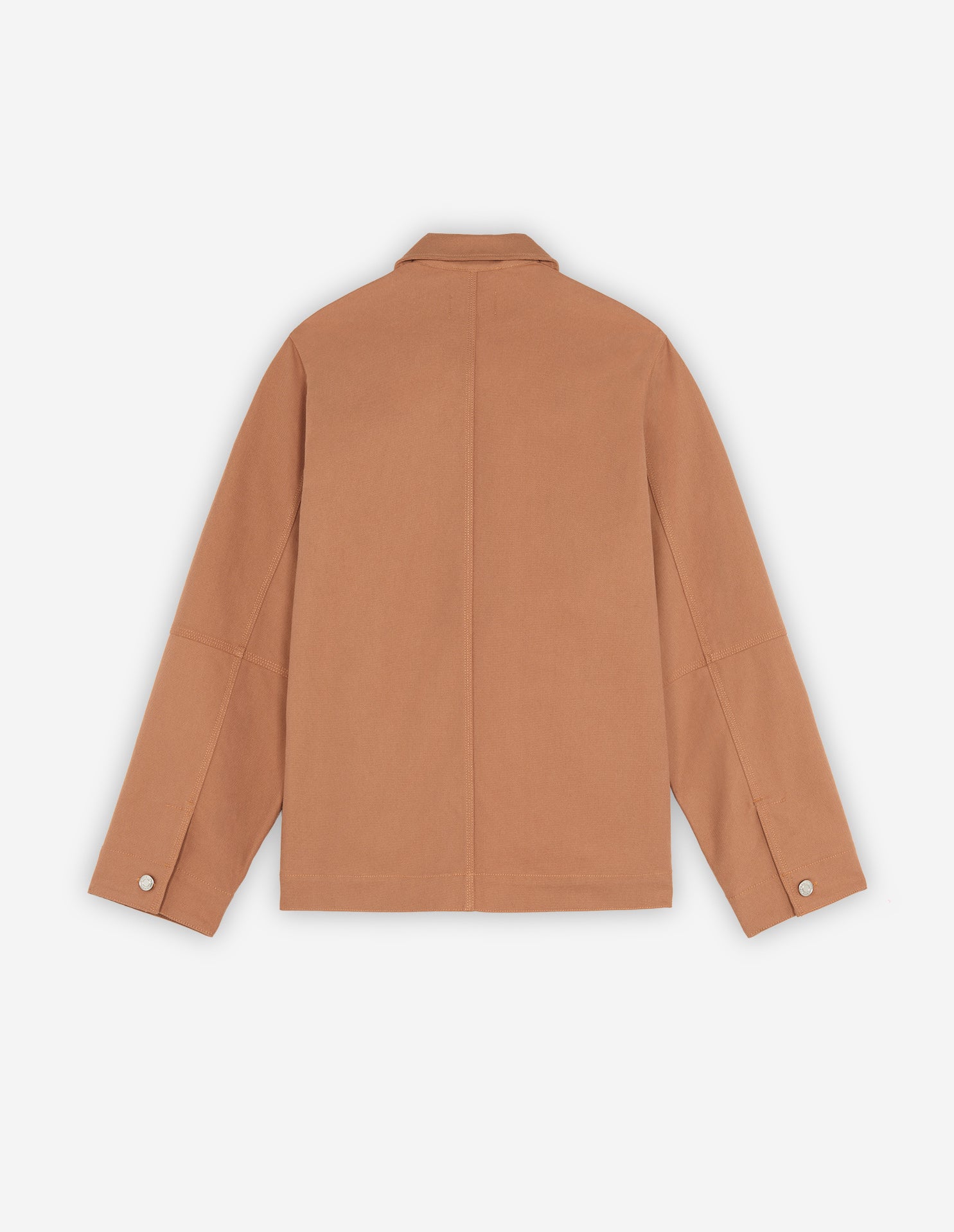 MAISON KITSUNÉ CAFE WORKWEAR JACKET IN CAPPUCCINO in CAPPUCCINO — view 2