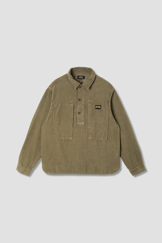 STAN RAY PAINTERS SHIRT IN OLIVE CORD