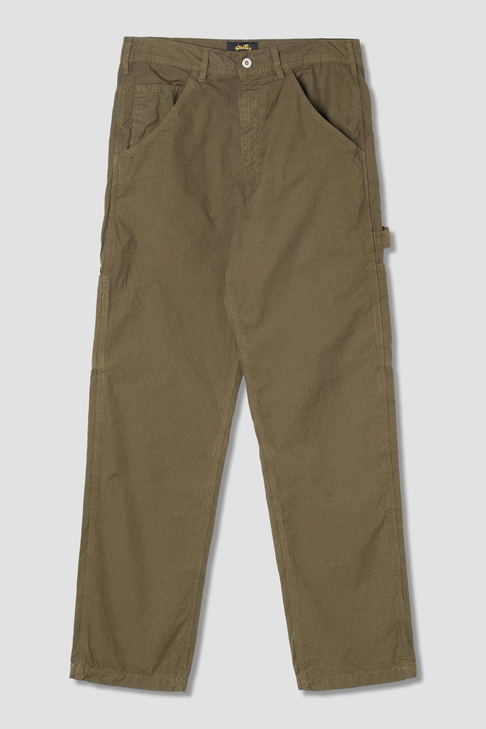 STAN RAY PAINTER PANT IN OLIVE RIPSTOP in OLIVE RIPSTOP — main product view