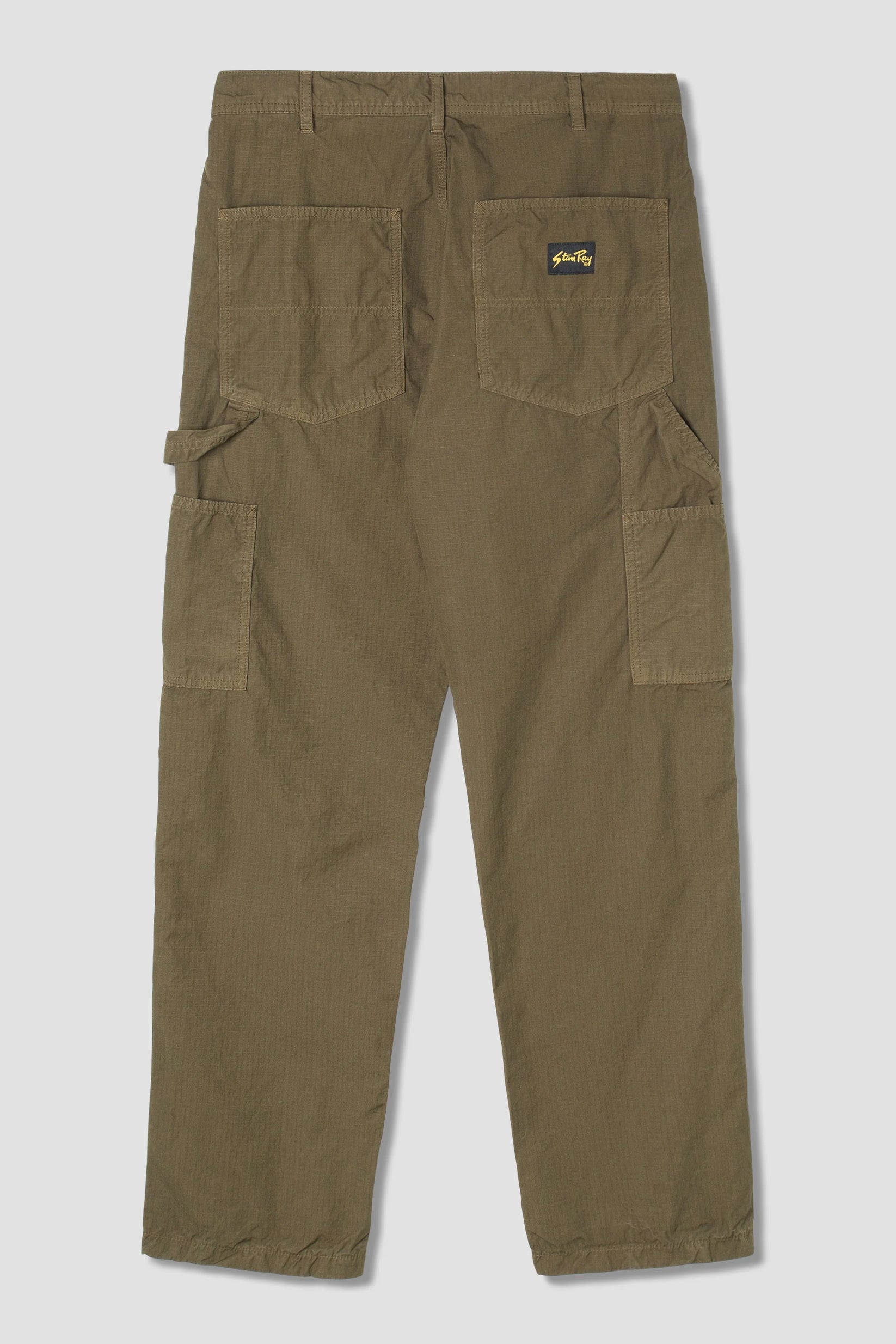 STAN RAY PAINTER PANT IN OLIVE RIPSTOP in OLIVE RIPSTOP — view 2