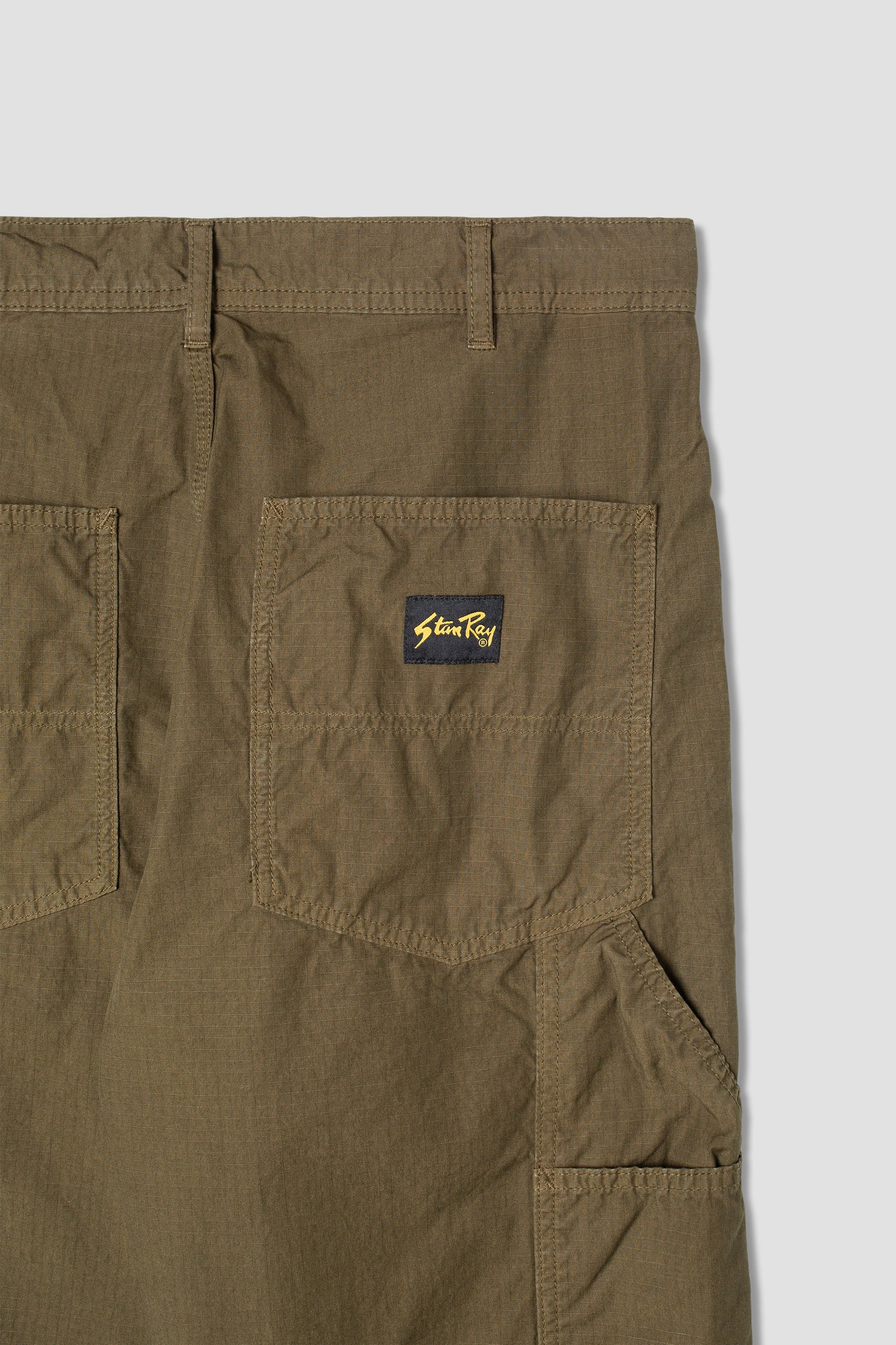 STAN RAY PAINTER PANT IN OLIVE RIPSTOP in OLIVE RIPSTOP — view 3
