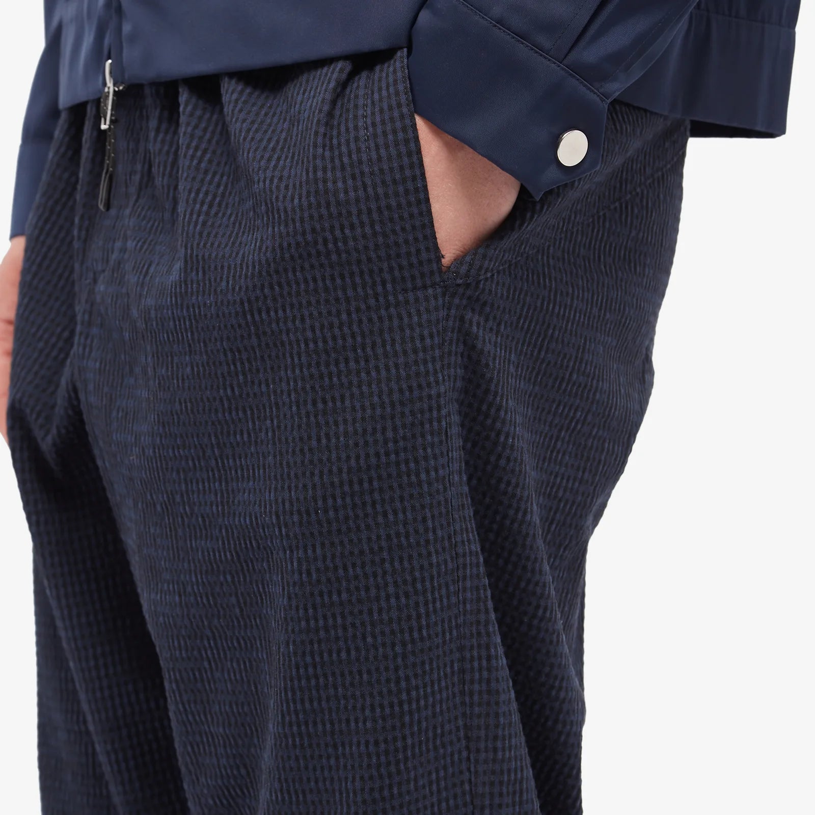 YMC ALVA SKATE PANTS IN CHECK in CHECK — view 5