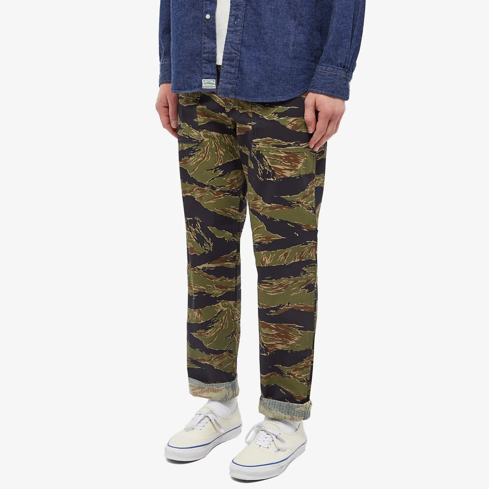 STAN RAY TAPER FIT 4 POCKET FATIGUE PANT IN GREEN TIGER STRIPE in GREEN TIGER STRIPE — view 2